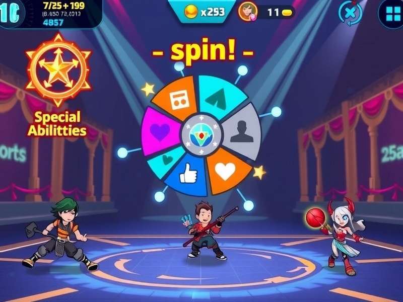 Premier Spin Hero gameplay screenshot showing spinning mechanics